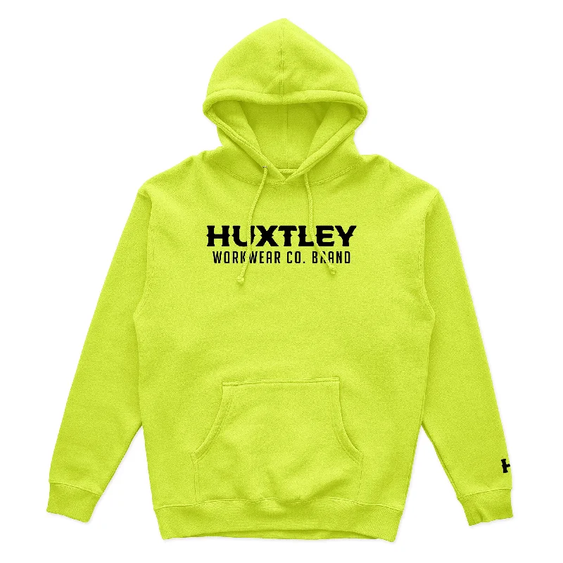 HX-717 Heavyweight Hoodie Hi-Viz Green Dynamic Men's Glow