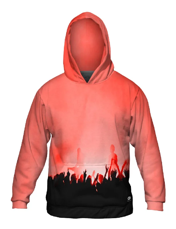 Edm Music Makes The Crowd Red Bold Men's Statement