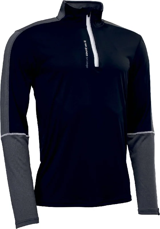 Men’S Sunburry Long Sleeve Uv Cut Jacket In Black Sporty Men's Athleisure 