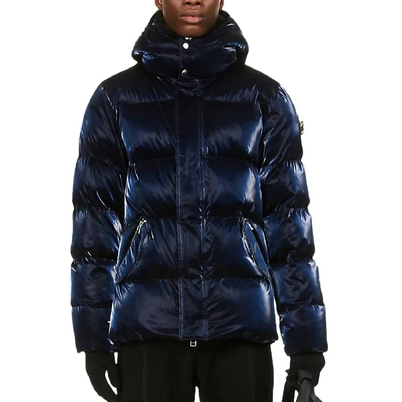 All Wet Jacket In Navy Stylish Men's Neon