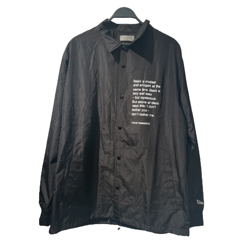 yohji yamamoto POUR HOMME/Windbreaker/XXL/Black/Polyester/HZ-Y90-900 Trendy Men's Oversized