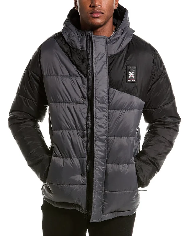 Spyder Circuit Puffer Jacket Traditional Men's Wool