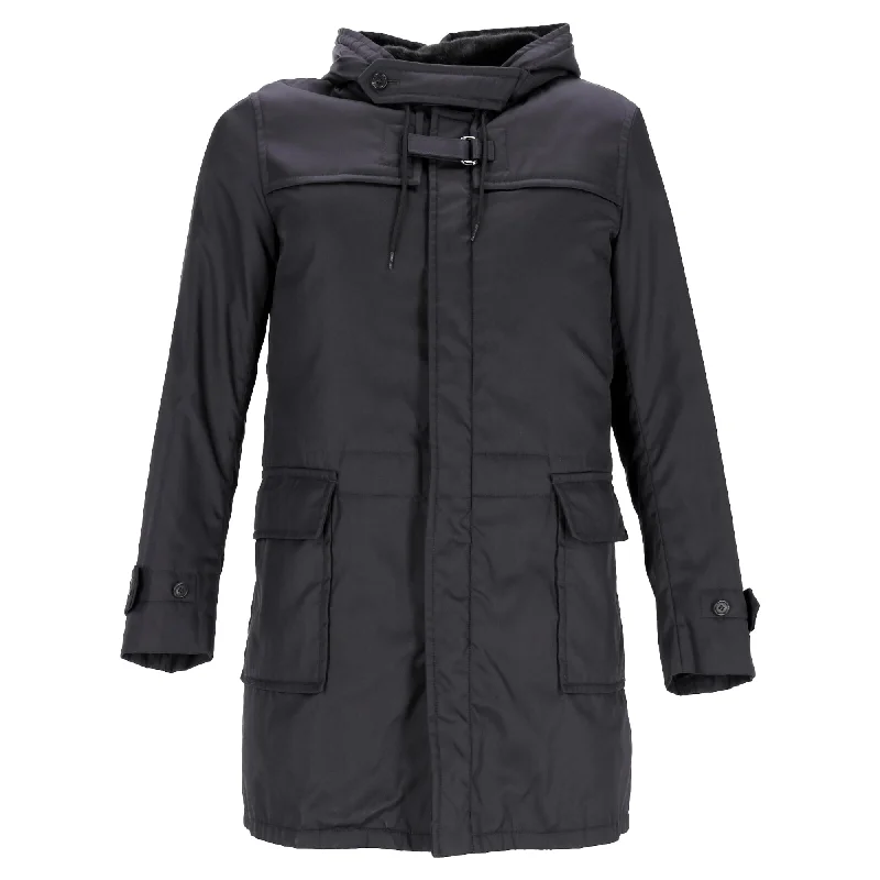 Prada Sport Utitlity Jacket in Black Polyamide Organic