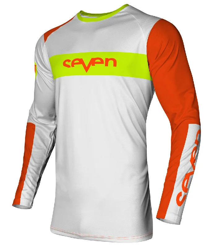 Vox Fracture Jersey - White/Flo Orange Refined Men's European