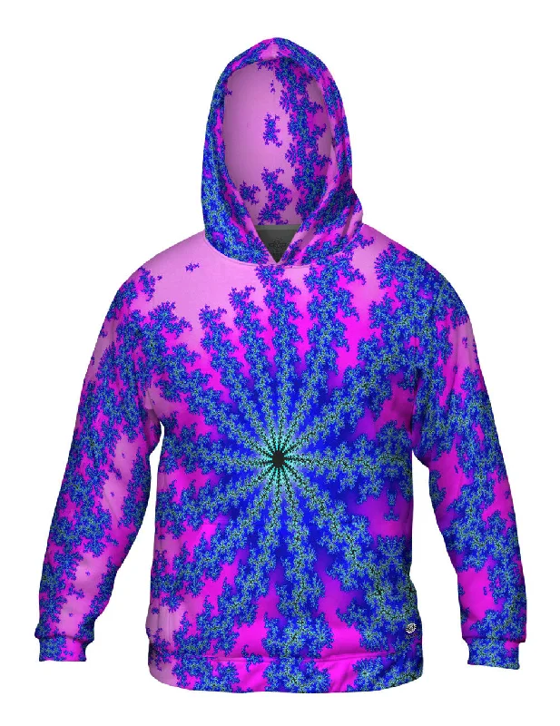 Blue Pink Flower Vector Earthy Men's Sustainable 