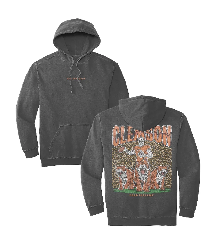 CLEMSON FOOTBALL - “DT ESSENTIAL" HOODIE Monochromatic Office Style