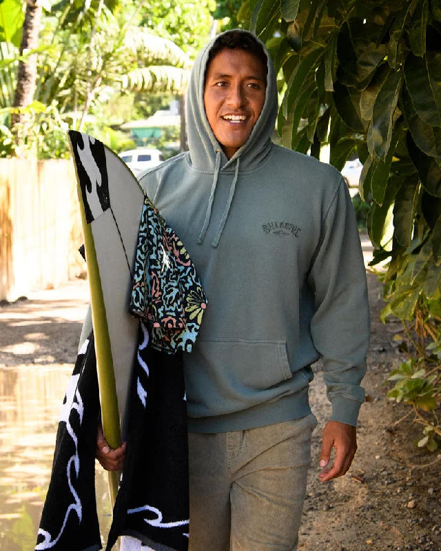 Wave Washed Hoodie - Fern Dynamic Men's Moto