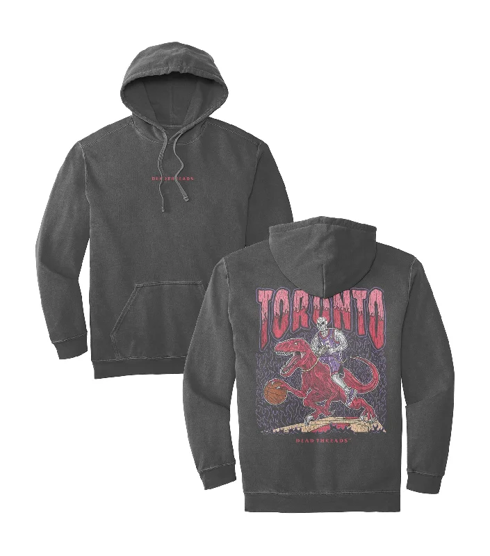 TORONTO BASKETBALL - “DT ESSENTIAL" HOODIE Unique Men's Upcycled
