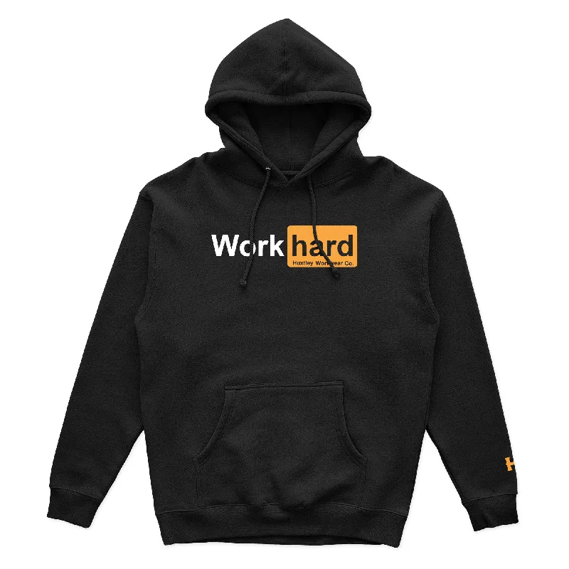 HX-717 Heavyweight Hoodie "Work Hard" Traditional Men's Country