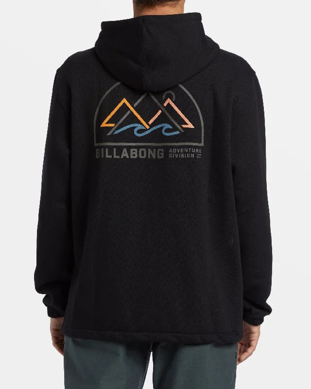 Compass Hoodie - Black Monochromatic All
