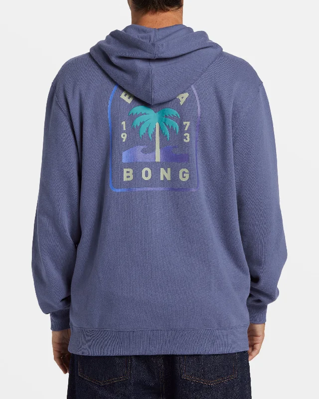 Short Sands Zip Hoodie - Washed Royal Hip Men's Urban