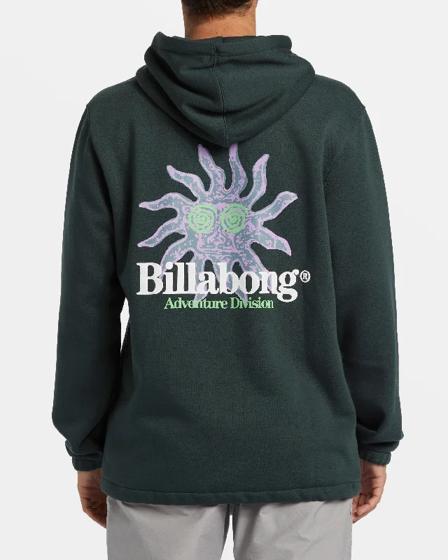 Compass Hoodie - Forest Green Practical Men's Multi