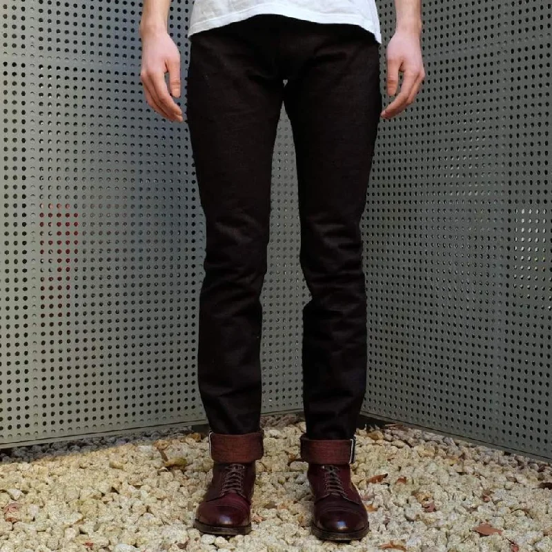OD+PBJ 18oz. "Kakishibu" Selvedge Jeans (Slim Tapered) Polished Men's Silk
