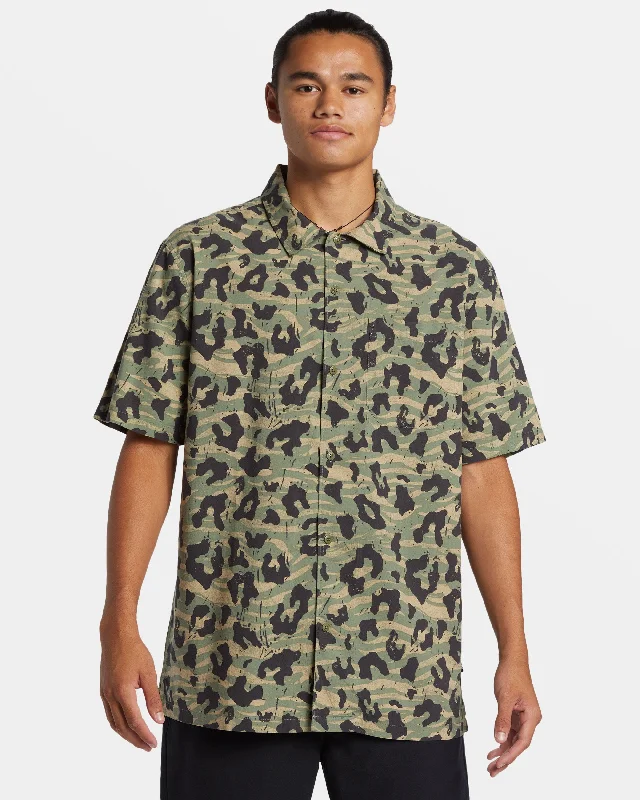 Beach Club Casual Short Sleeve Shirt - Seaspray Beach Club Casual Ss Tough Men's Military