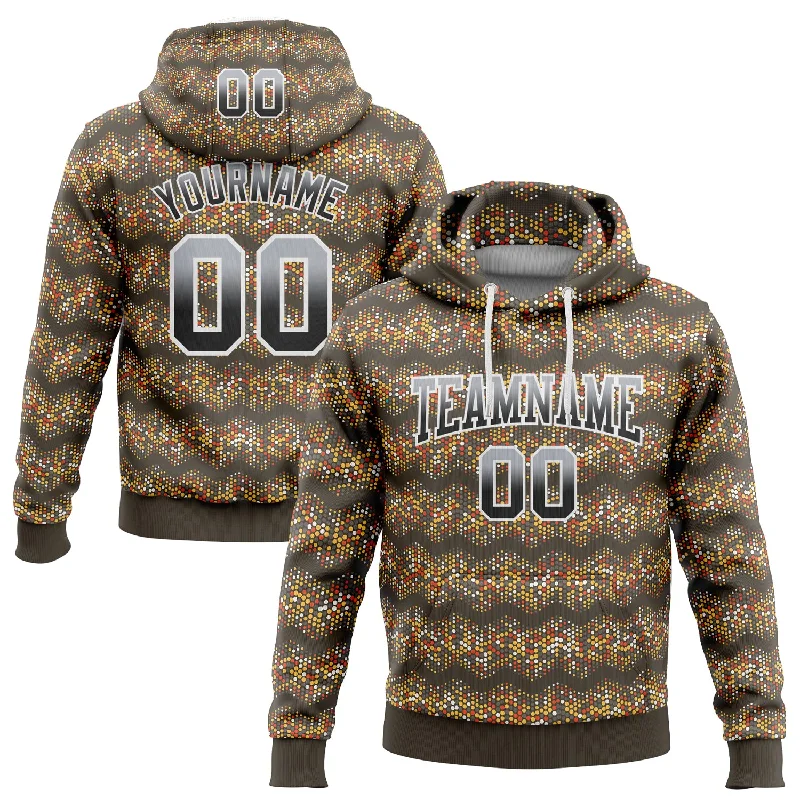 Custom Stitched Brown Gray-Black Fade 3D Pattern Design Colorful Circle Shapes Sports Pullover Sweatshirt Hoodie Traditional Men's Wool Custom Stitched Brown Gray-Black Fade 3D Pattern Design Colorful Circle Shapes Sports Pullover Sweatshirt Hoodie Traditional Men's Wool