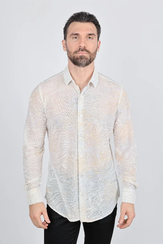 Mens Modern Fit Stretch Velvet Fashion Shirt Earthy Men's Hemp