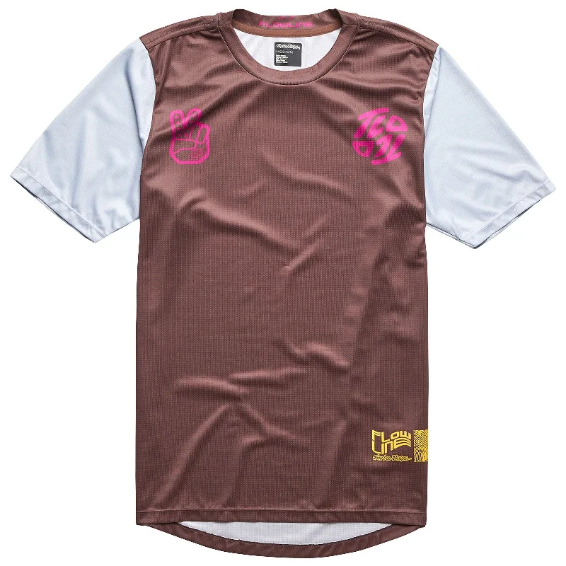Flowline SS Jersey Flipped Chocolate Casual Men's Loose