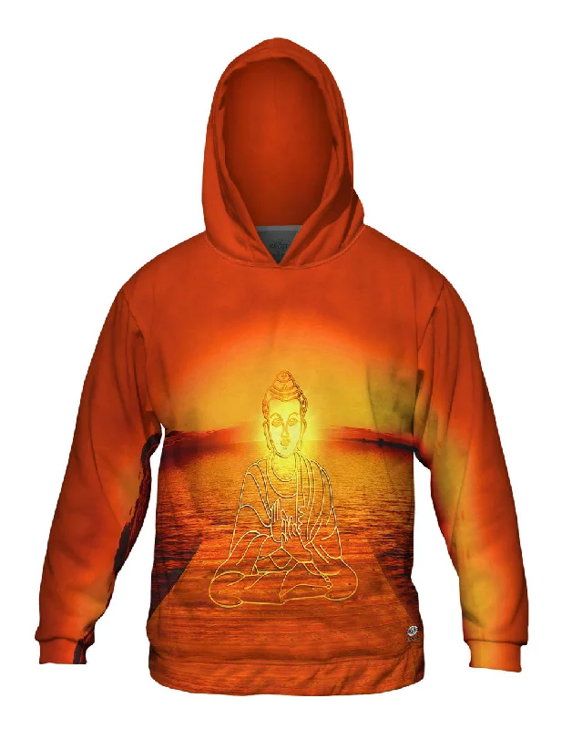 Buddha Deity Sunset Glow Sporty Men's Athleisure 