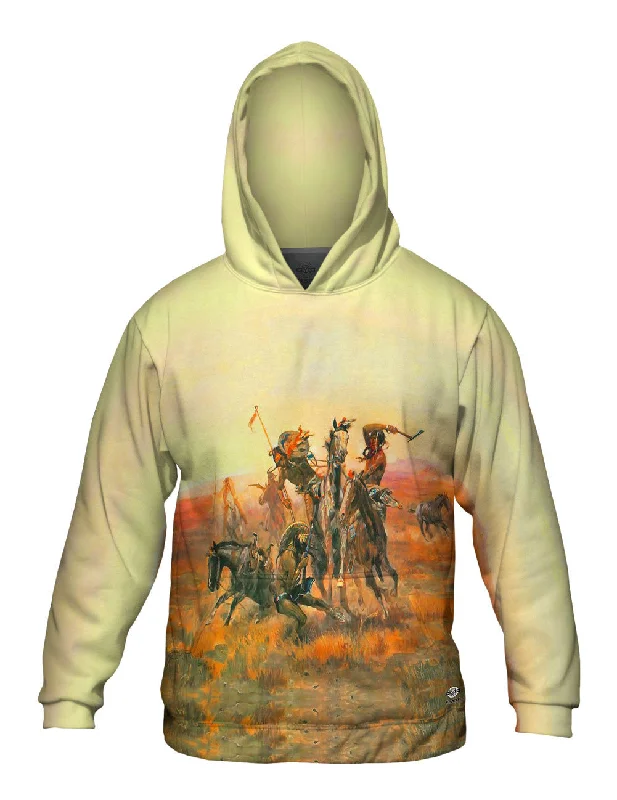 CM Russell - "When Blackfoot And Sioux Meet" (1890) Casual Men's Short