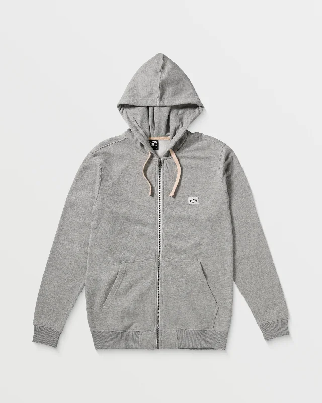 All Day Zip Hoodie - Grey Heather Hip Men's Urban