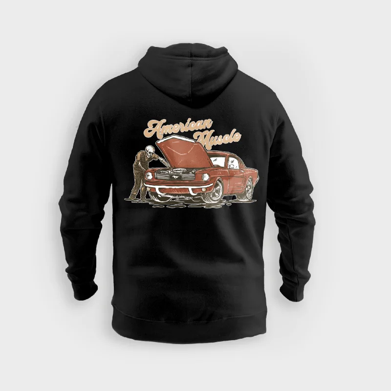 American Muscle - Hoodie Modern Men's Geometric
