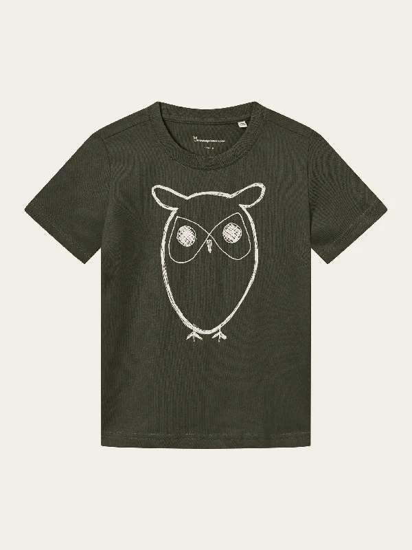 Owl t-shirt - Forrest Night Unique Men's Patch