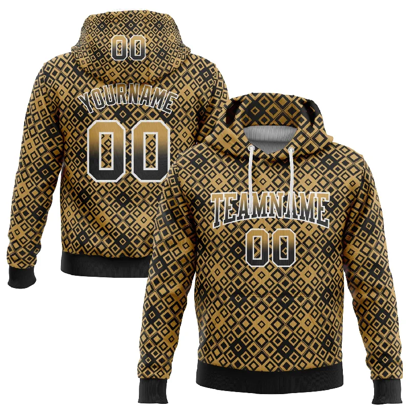 Custom Stitched Old Gold Black-White Fade 3D Pattern Design Geometric Square Shapes Sports Pullover Sweatshirt Hoodie Organic Custom Stitched Old Gold Black-White Fade 3D Pattern Design Geometric Square Shapes Sports Pullover Sweatshirt Hoodie Organic