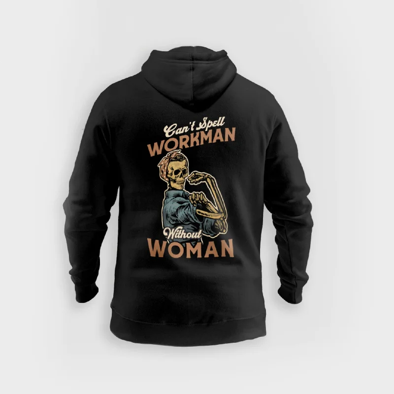 Can't Spell Workman Without Woman - Hoodie Sporty Men's Tennis