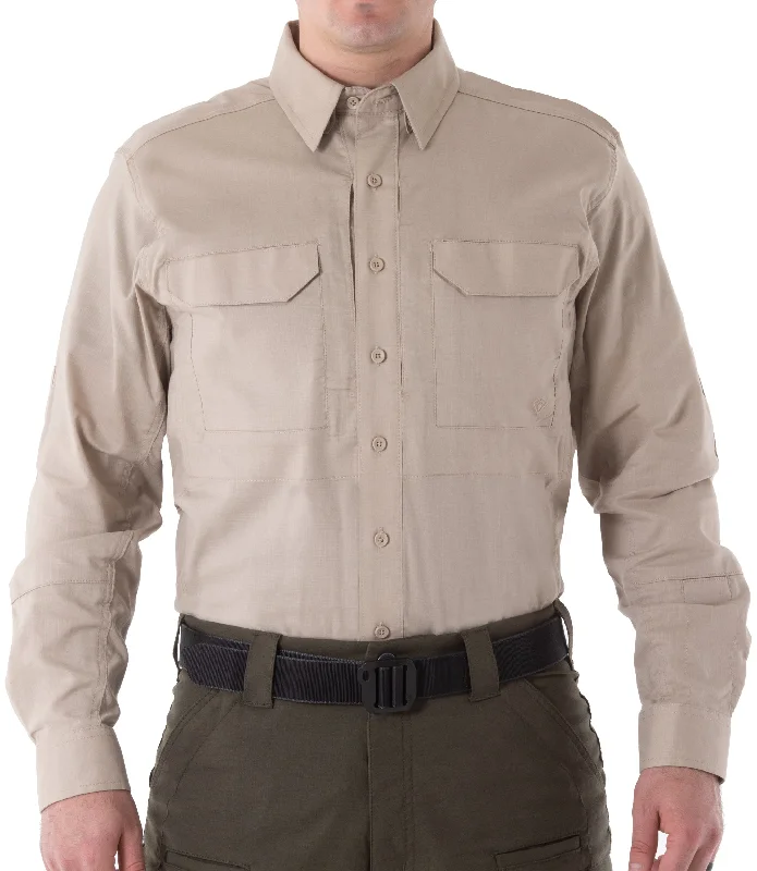 Men's V2 Tactical Long Sleeve Shirt / Khaki Dynamic Men's High