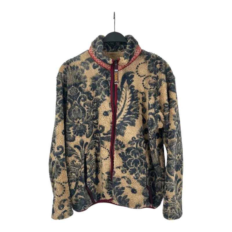 KAPITAL/Fleece Jkt/2/Brown/Polyester/All Over Print Dapper Men's 1920S
