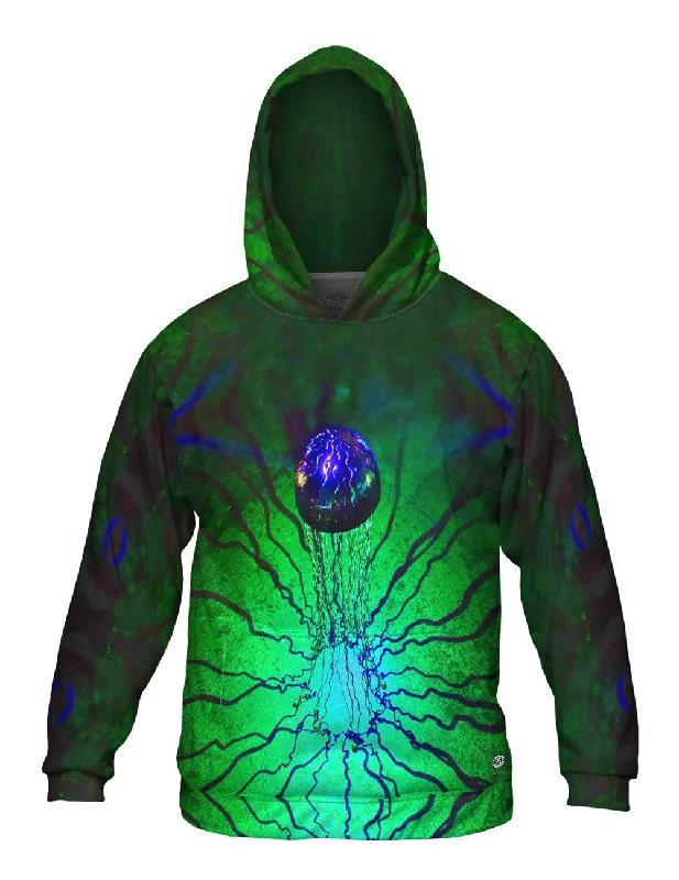 Blue Electric Jelly Fish Trendy Men's Oversized