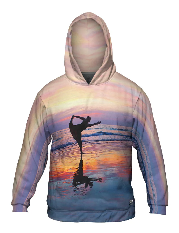 Dancer On The Sunset Beach Beach