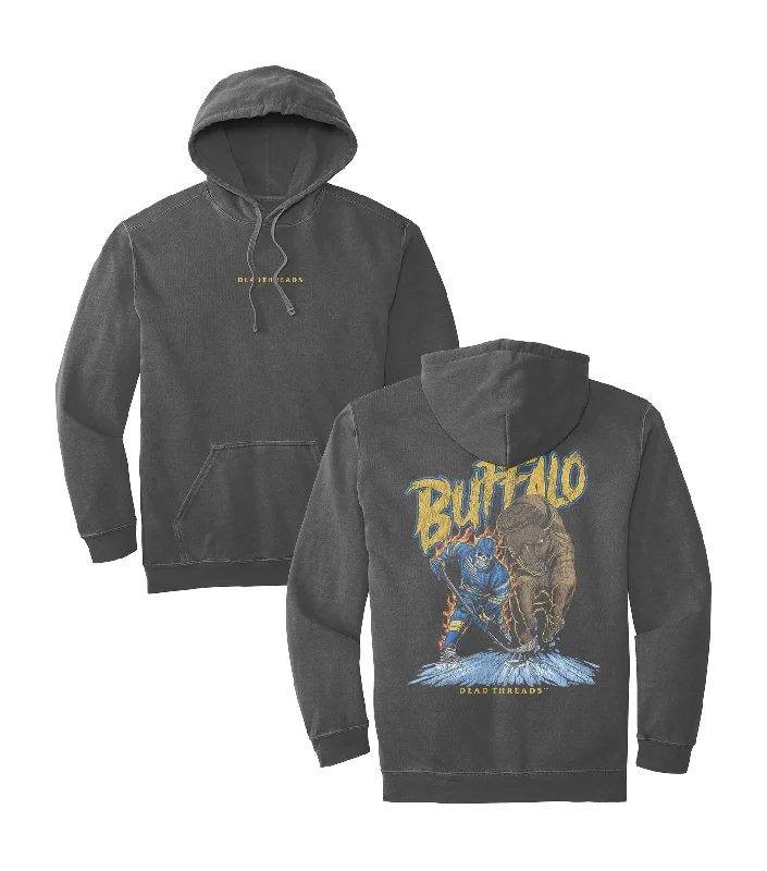 BUFFALO HOCKEY - “DT ESSENTIAL" HOODIE Casual Men's Japanese 