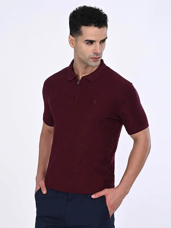 Men Solid Polo T-Shirt Monochromatic All