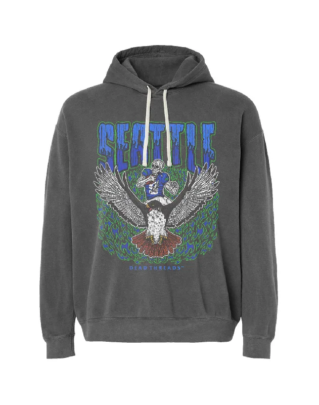 SEATTLE FOOTBALL - LIGHTWEIGHT HOODIE Minimalist Men's Casual 