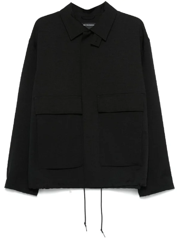 Y-3 Men's Coats Polished Men's Silk