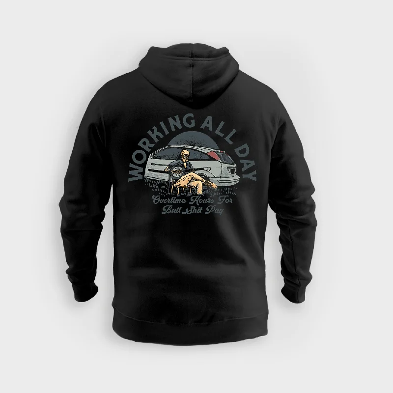 Overtime Hours - Hoodie Laid