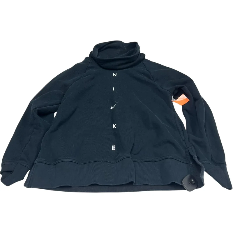 Athletic Sweatshirt Collar By Nike Apparel In Black, Size: S Sporty Men's Tennis
