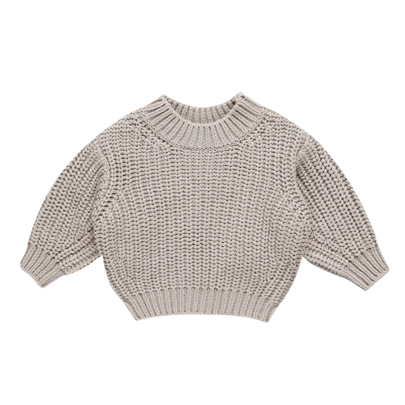 QUINCY MAE CHUNKY KNIT SWEATER | FOG Dynamic Men's High