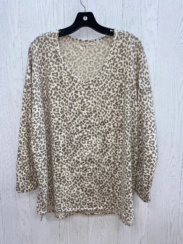 Animal Print Top Long Sleeve American Eagle, Size M Tough Men's Military