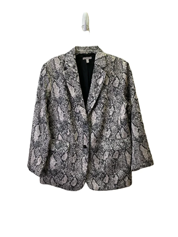 Blazer By H&m In Snakeskin Print, Size: M Cool Men's Distressed