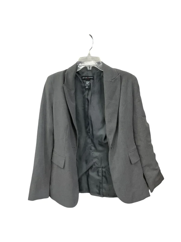Blazer By New York Jean Company In Grey, Size: Xs Earthy Men's Hemp