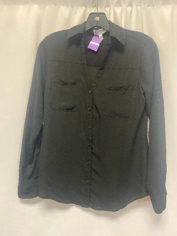 Black Top Long Sleeve Express, Size Xs Earthy Men's Hemp