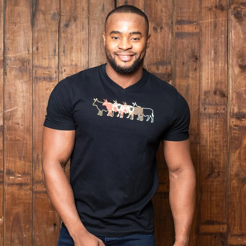 Staggered Ngunis V-Neck Tee Mamba Cozy Men's Sherpa