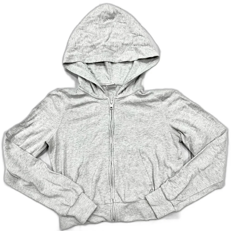 Sweatshirt Hoodie By Tna In Grey, Size: S Refined Men's European
