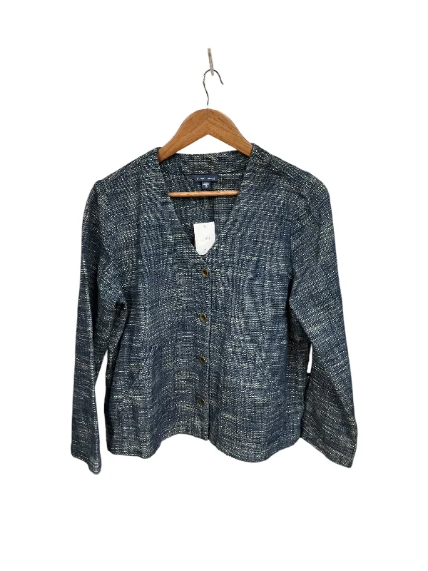 Blazer By Pure Jill In Blue, Size: M Modern Men's Geometric