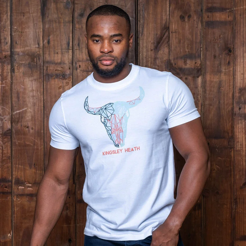 Summer Geo Skull Crew Tee Pelican Casual Men's Short