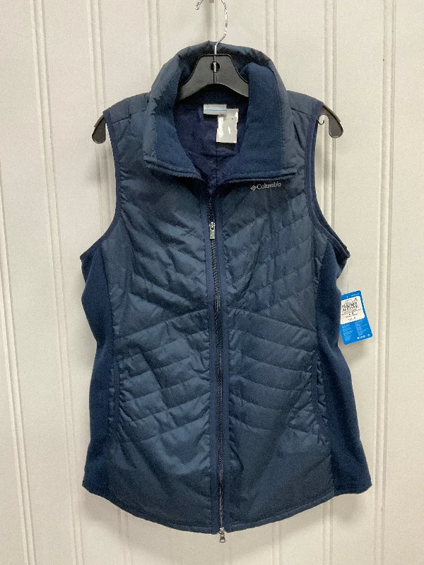 Vest Other By Columbia In Navy, Size:L Hip Men's Retro