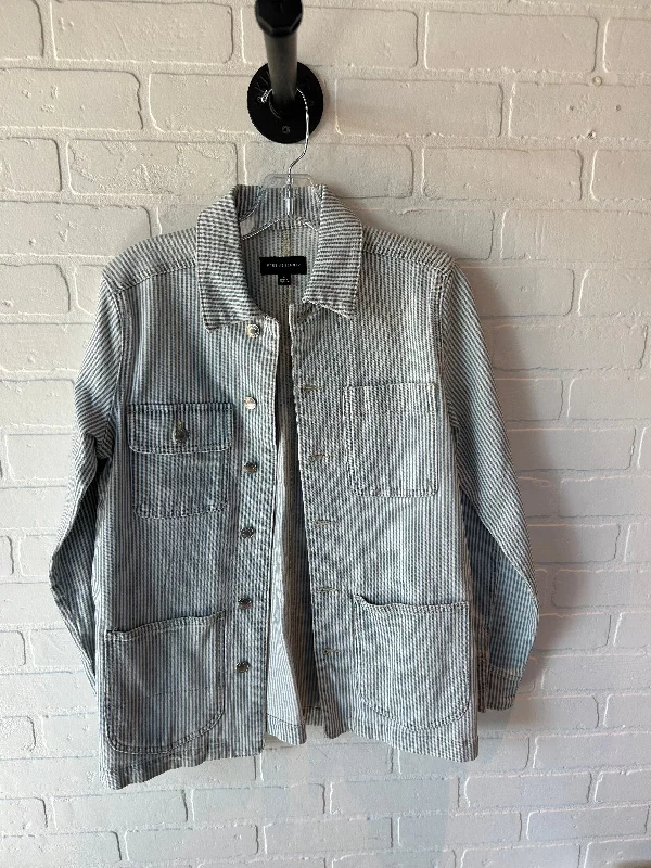 Blazer By Free Assembly In Blue & White, Size: S Cclassic Men's Tweed
