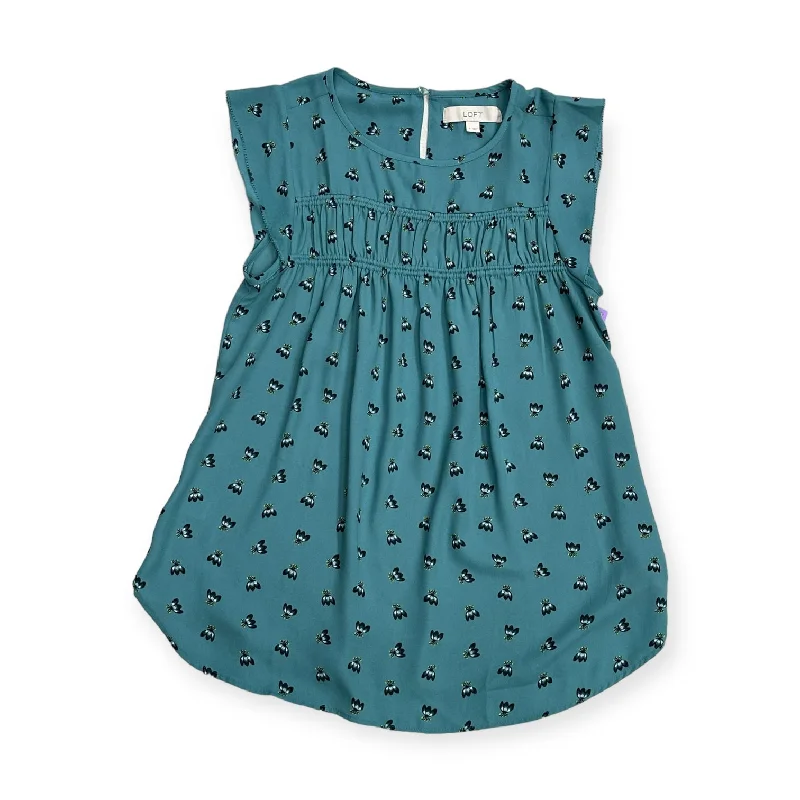 Teal Top Long Sleeve Loft, Size S Casual Men's Loose